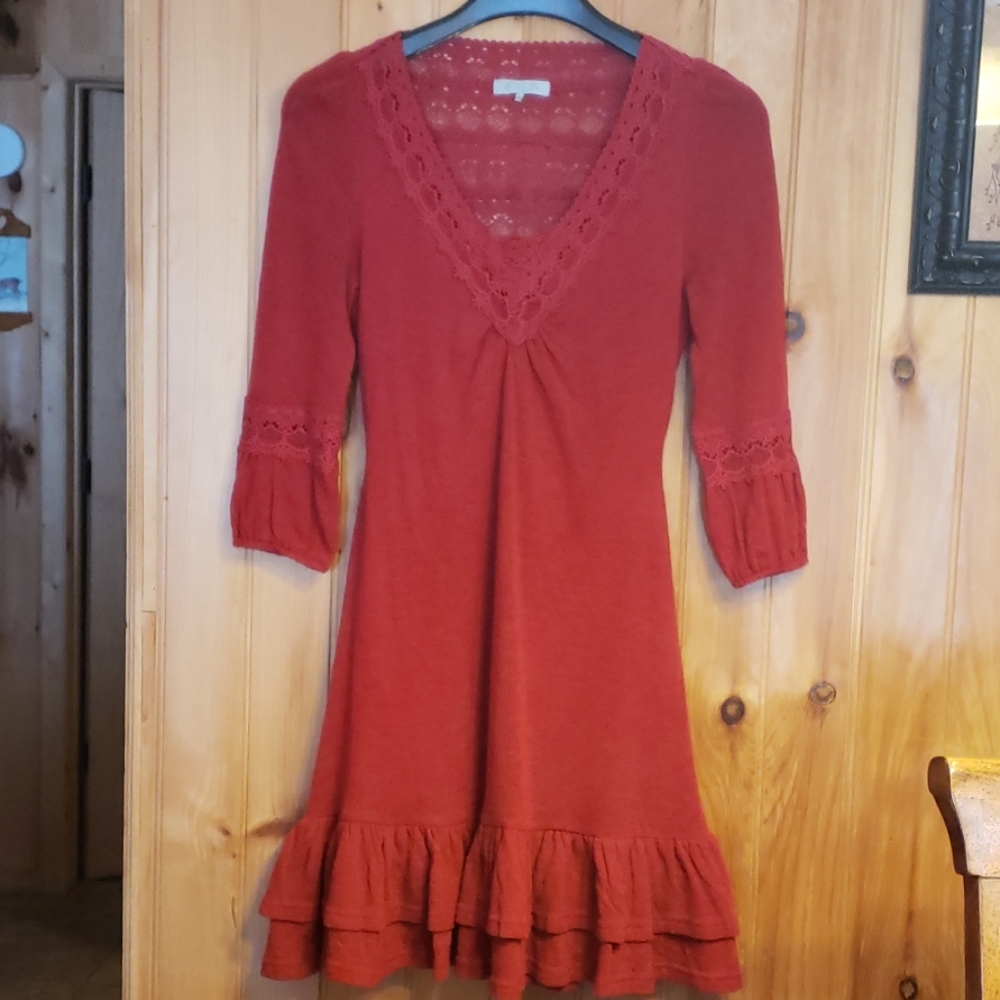 Beautiful red dress. Size small. By Stella.